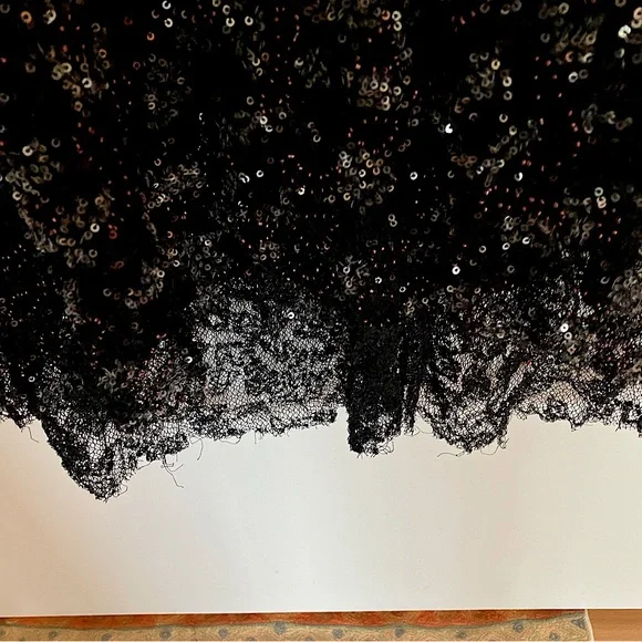 Zara Limited Edition Black Midi Embellished dress. NWOT size M/L - Picture 7 of 16